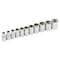 Ingersoll-Rand 11 Piece 1/4 Inch Drive Shallow Socket Set - Metric 6-Pt 752043X - alternate 4